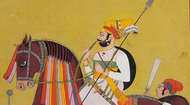 From an old painting.